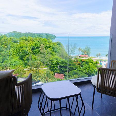The Riyaz Lavanya Langkawi Pantai Cenang  Kültér fotó View from the balcony of a hotel room