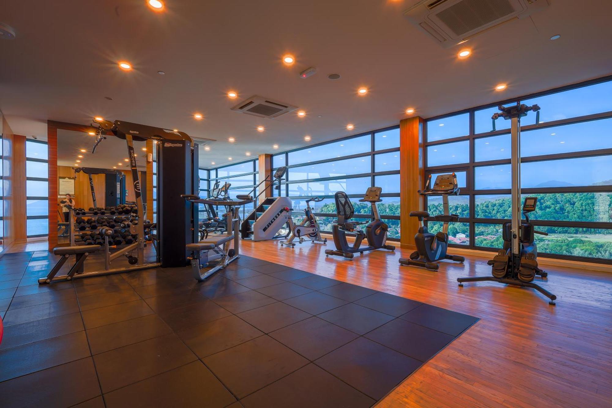 The Riyaz Lavanya Langkawi Pantai Cenang  Kültér fotó The gym at the hotel